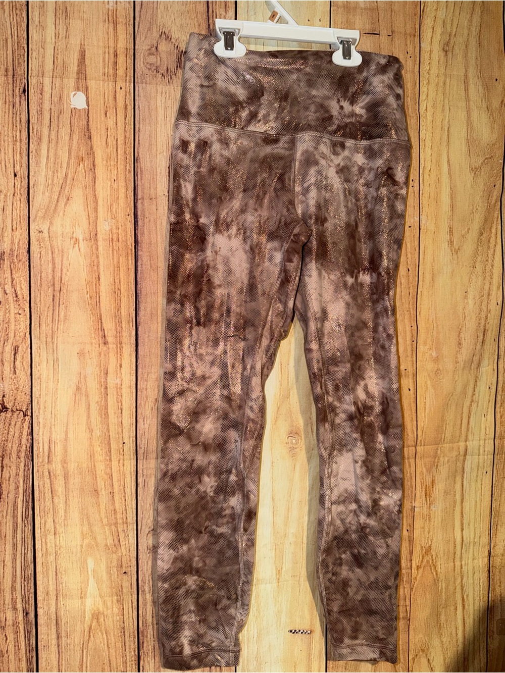 Lululemon Align High-Rise leggings Metallic "Shine" Size 6
